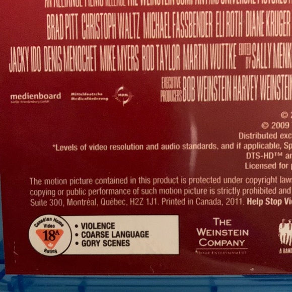 Inglourious Basterds. War blueray - Picture 2 of 8